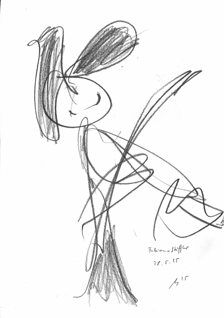 01 Fabiana Striffler - Jazz in E. No.30 -28.05.2025_Bleistift 21 x 28,7 cm