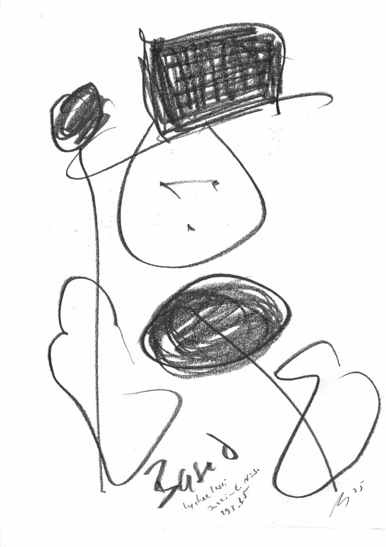 06 Based - Lychee Lassi - Jazz in E. No.30 -29.05.2025_Bleistift 21 x 28,7 cm